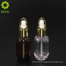 Personal care container dropper plastic cap round small cosmetic packaging bottles for glue